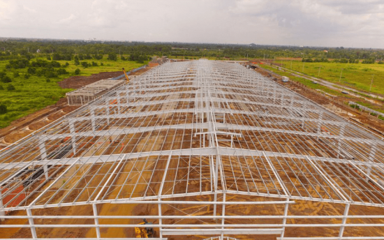 青禾人造草坪（越南）新建厂房总承包商