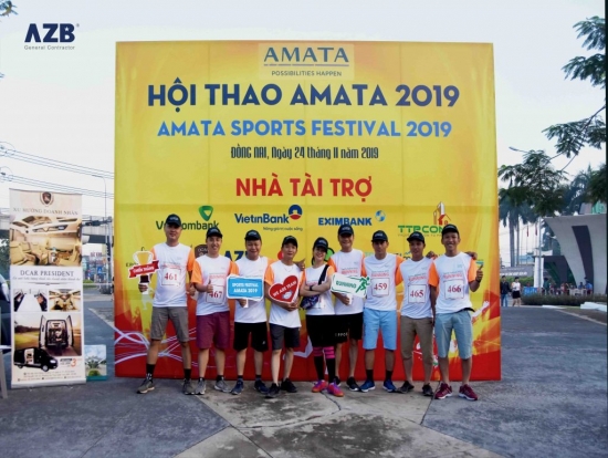 AZB赞助的AMATA 2019体育协会与近1000名运动员的参与