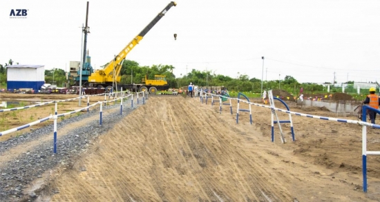 AZB THỰC HIỆN ĐỔ MÓNG CÔNG TRÌNH TAEKWANG VƯỢT TIẾN ĐỘ MẶC CHO ẢNH HƯỞNG CỦA BÃO SỐ 3 VÀ 4