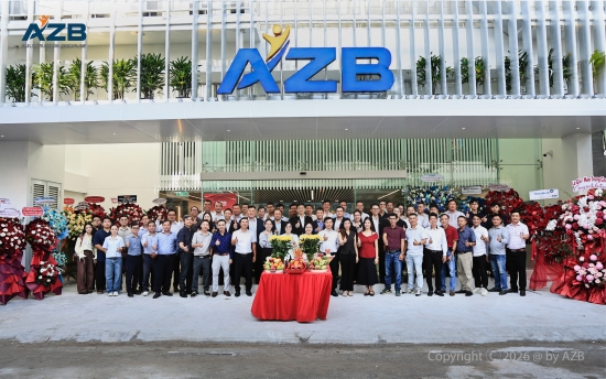 AZB KHAI TRƯƠNG VĂN PHÒNG TRỤ SỞ LÀM VIỆC MỚI