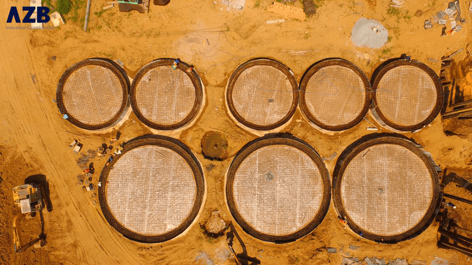 Hình ảnh Silo khi vừa mới xây dựng