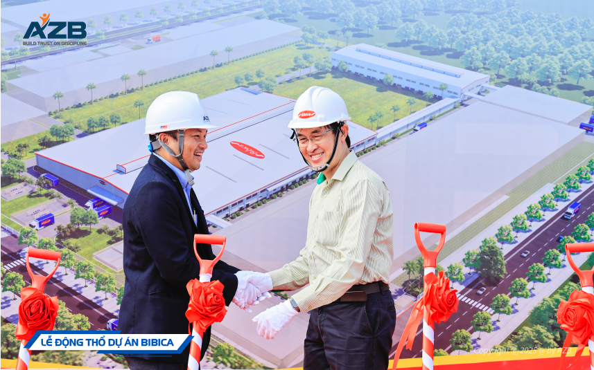 AZB ĐỘNG THỔ NHÀ MÁY SẢN XUẤT BÁNH KẸO BIBICA LONG AN – GIAI ĐOẠN 2