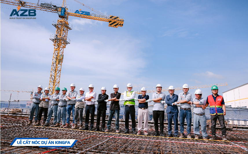 AZB CẤT NÓC DỰ ÁN KINGFA – DẤU MỐC 1.000.000 GIỜ AN TOÀN TRONG DỰ ÁN FDI CÔNG NGHỆ CAO TẠI ĐỒNG NAI