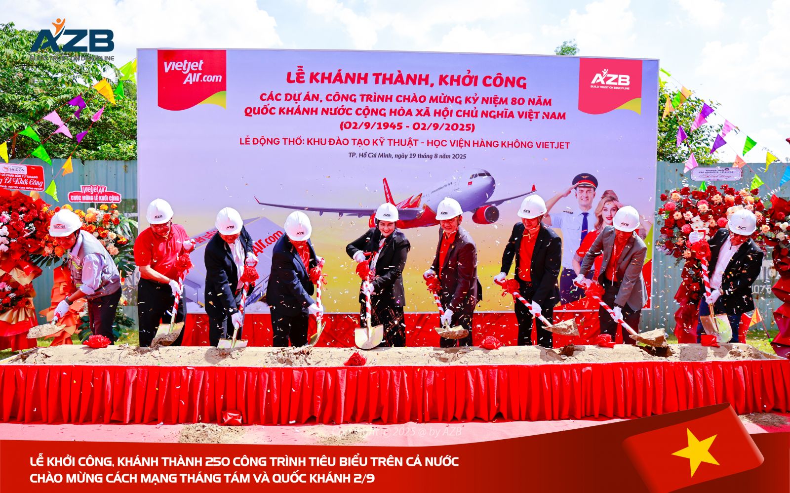 AZB KHỞI CÔNG DỰ ÁN KHU ĐÀO TẠO KỸ THUẬT  VIETJET