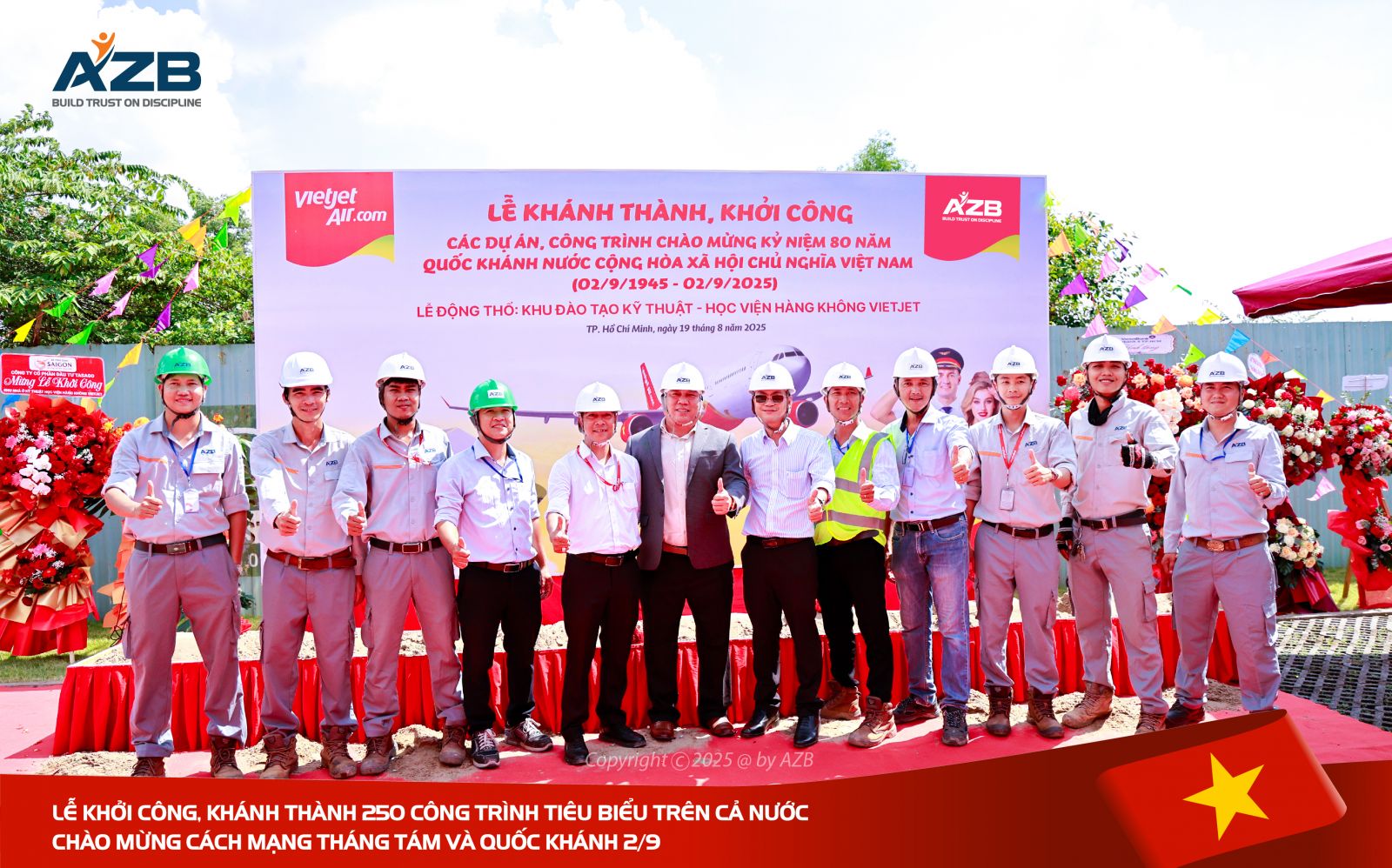 AZB KHỞI CÔNG DỰ ÁN KHU ĐÀO TẠO KỸ THUẬT  VIETJET