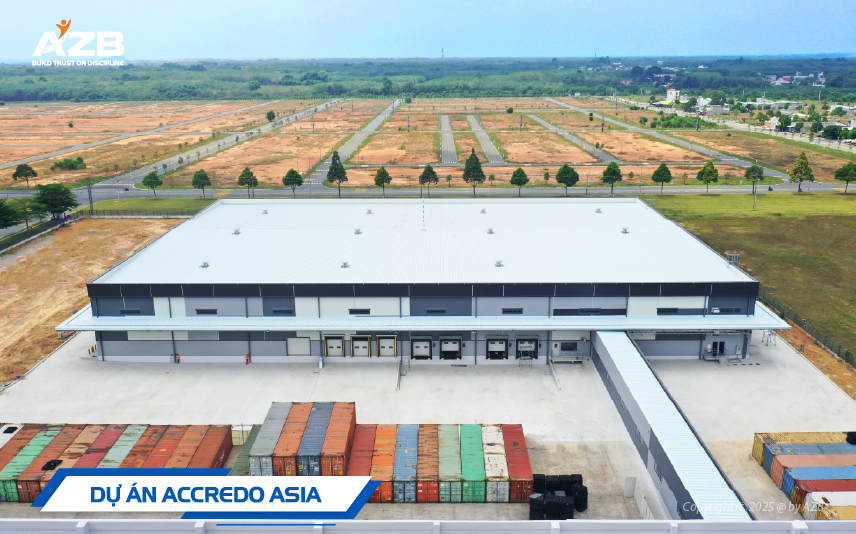 DỰ ÁN NHÀ KHO ACCREDO ASIA PACKAGING TẠI BÌNH DƯƠNG