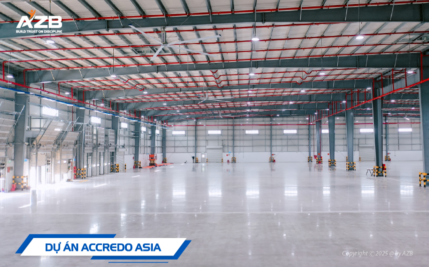 DỰ ÁN NHÀ KHO ACCREDO ASIA PACKAGING TẠI BÌNH DƯƠNG
