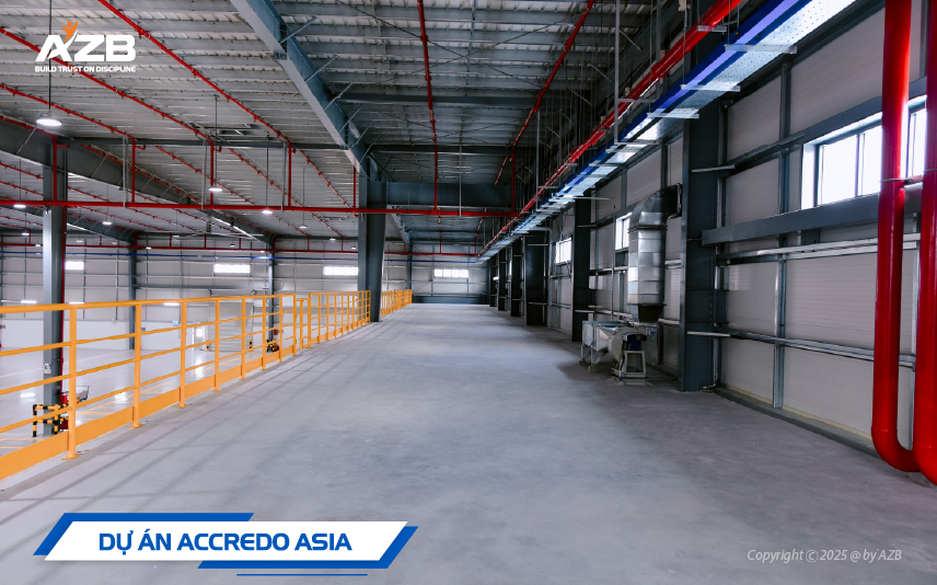 DỰ ÁN NHÀ KHO ACCREDO ASIA PACKAGING TẠI BÌNH DƯƠNG