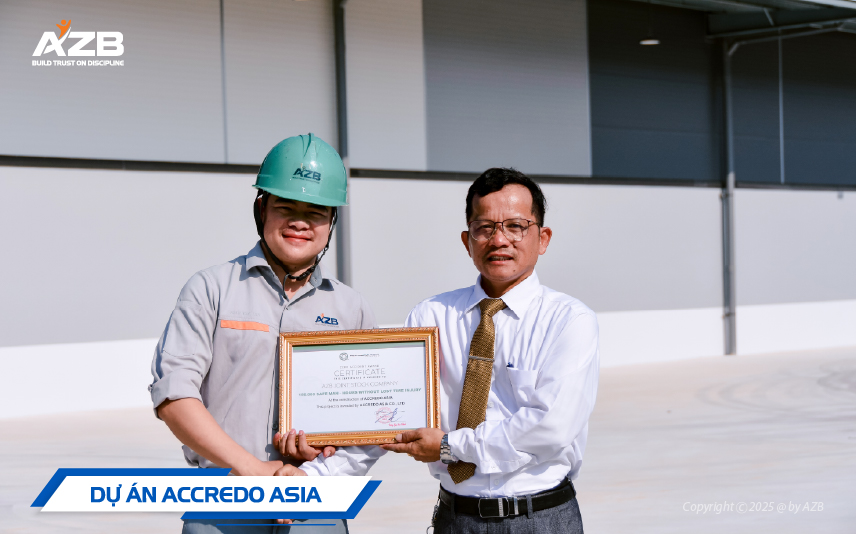 DỰ ÁN NHÀ KHO ACCREDO ASIA PACKAGING TẠI BÌNH DƯƠNG