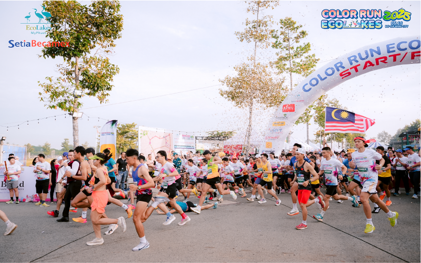 AZB ĐỒNG HÀNH CÙNG GIẢI ĐƯỜNG CHẠY SẮC MÀU – “COLOR RUN ECOLAKES 2025” 