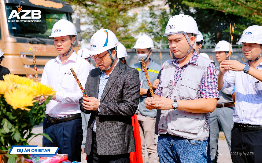 AZB KHỞI CÔNG DỰ ÁN NHÀ XƯỞNG & KHO ORISTAR CORP