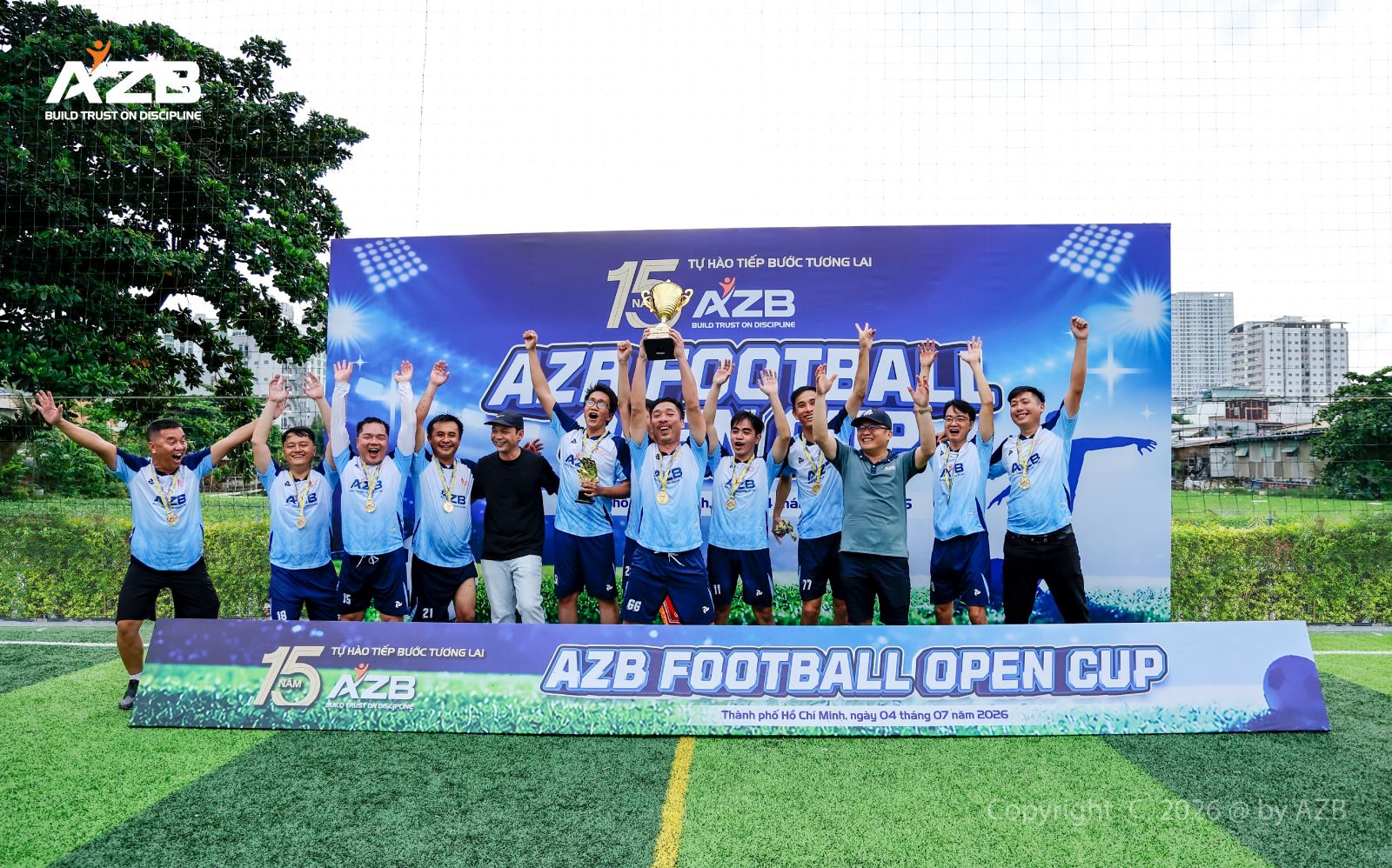 BÙNG NỔ TẠI GIẢI ĐẤU AZB FOOTBALL OPEN CUP 2026