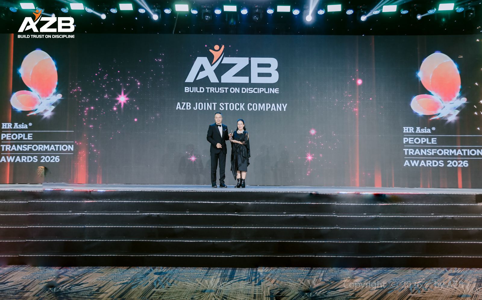  AZB ĐẠT CÚ ĐÚP GIẢI THƯỞNG TẠI HR ASIA AWARDS 2026 TRONG KỶ NIỆM 15 NĂM THÀNH LẬP