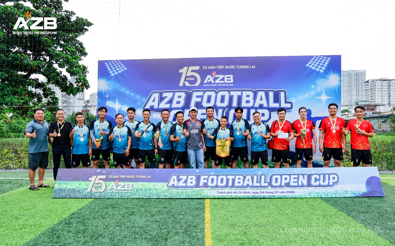 BÙNG NỔ TẠI GIẢI ĐẤU AZB FOOTBALL OPEN CUP 2026