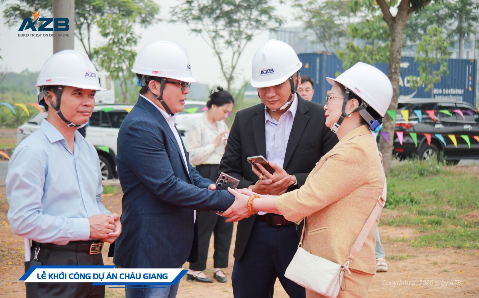 AZB KHỞI CÔNG DỰ ÁN NHÀ MÁY CHÂU GIANG