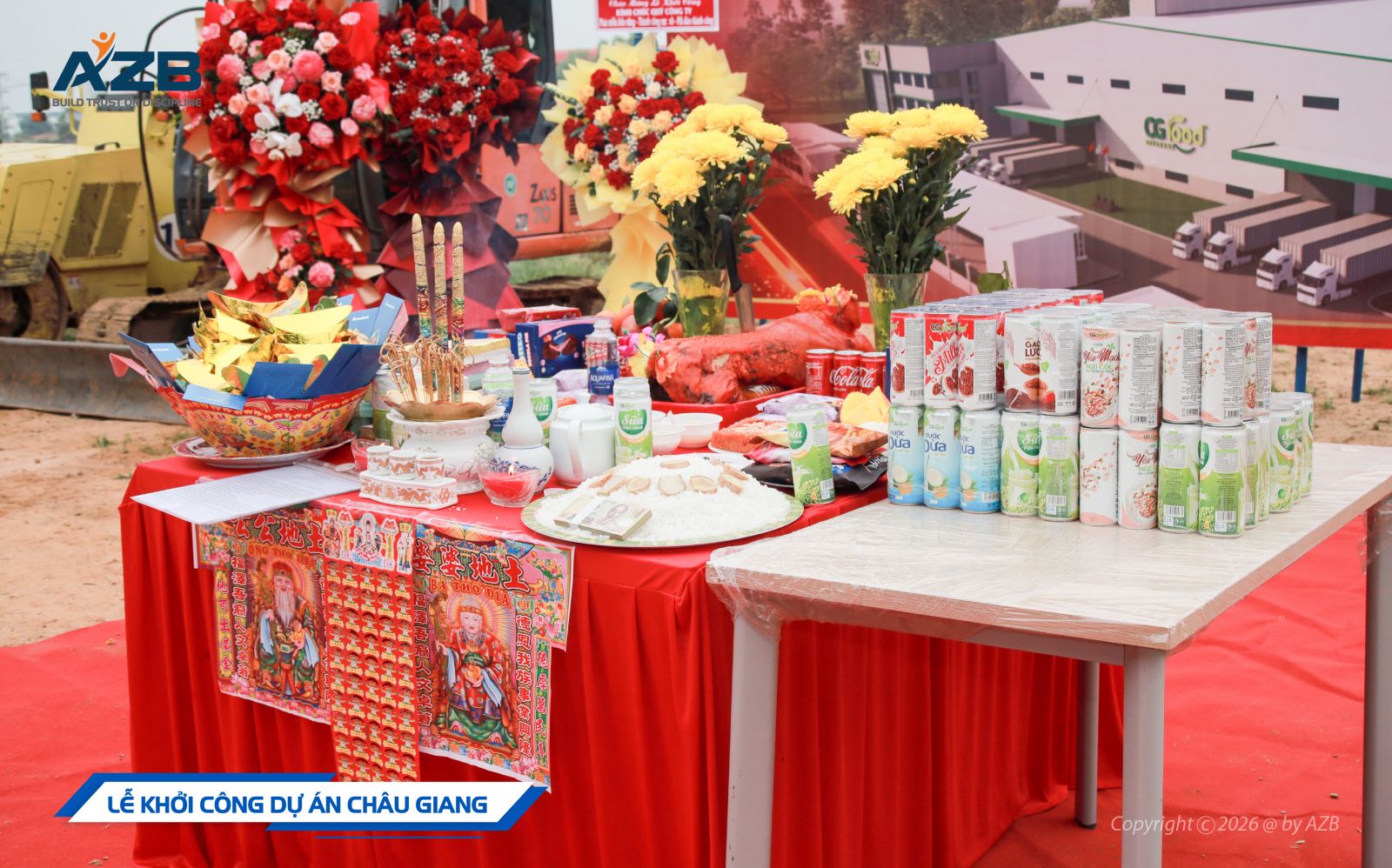 AZB KHỞI CÔNG DỰ ÁN NHÀ MÁY CHÂU GIANG