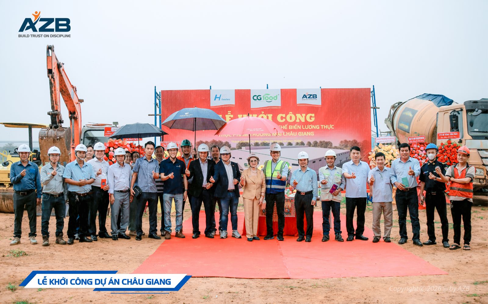 AZB KHỞI CÔNG DỰ ÁN NHÀ MÁY CHÂU GIANG