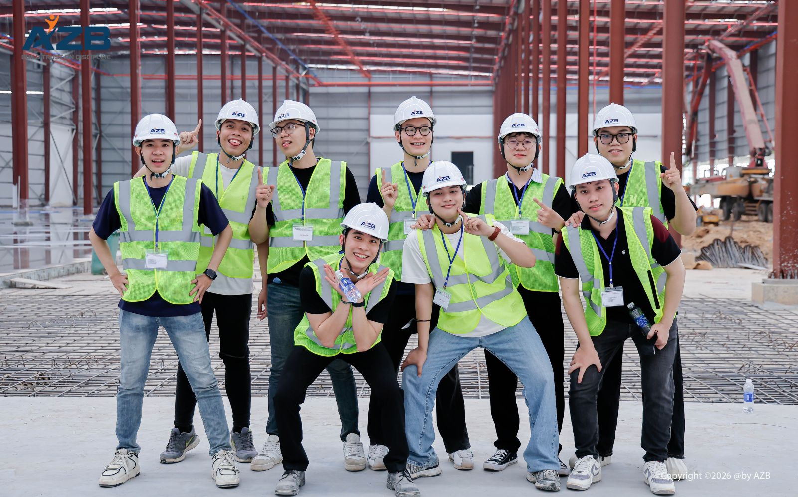ĐÓN SINH VIÊN THAM QUAN DỰ ÁN – TRẢI NGHIỆM THỰC TẾ TẠI CÔNG TRƯỜNG AZB