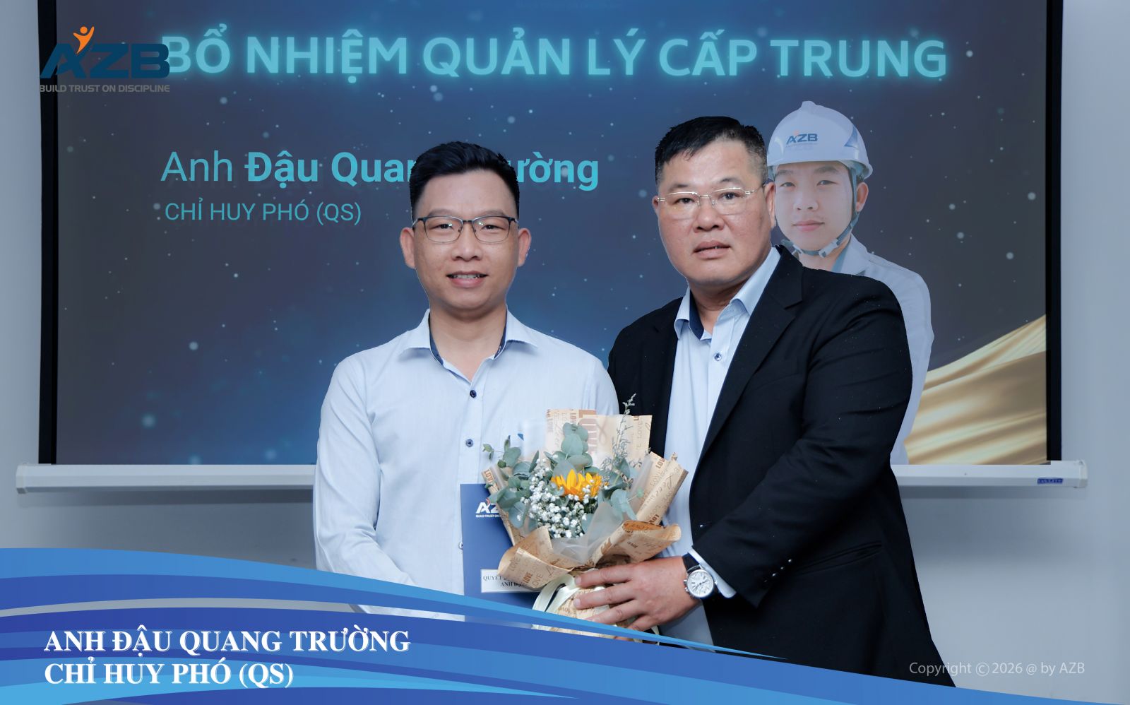 CHÚC MỪNG BỔ NHIỆM NHÂN SỰ AZB – GHI NHẬN NỖ LỰC, TRAO TRỌNG TRÁCH MỚI