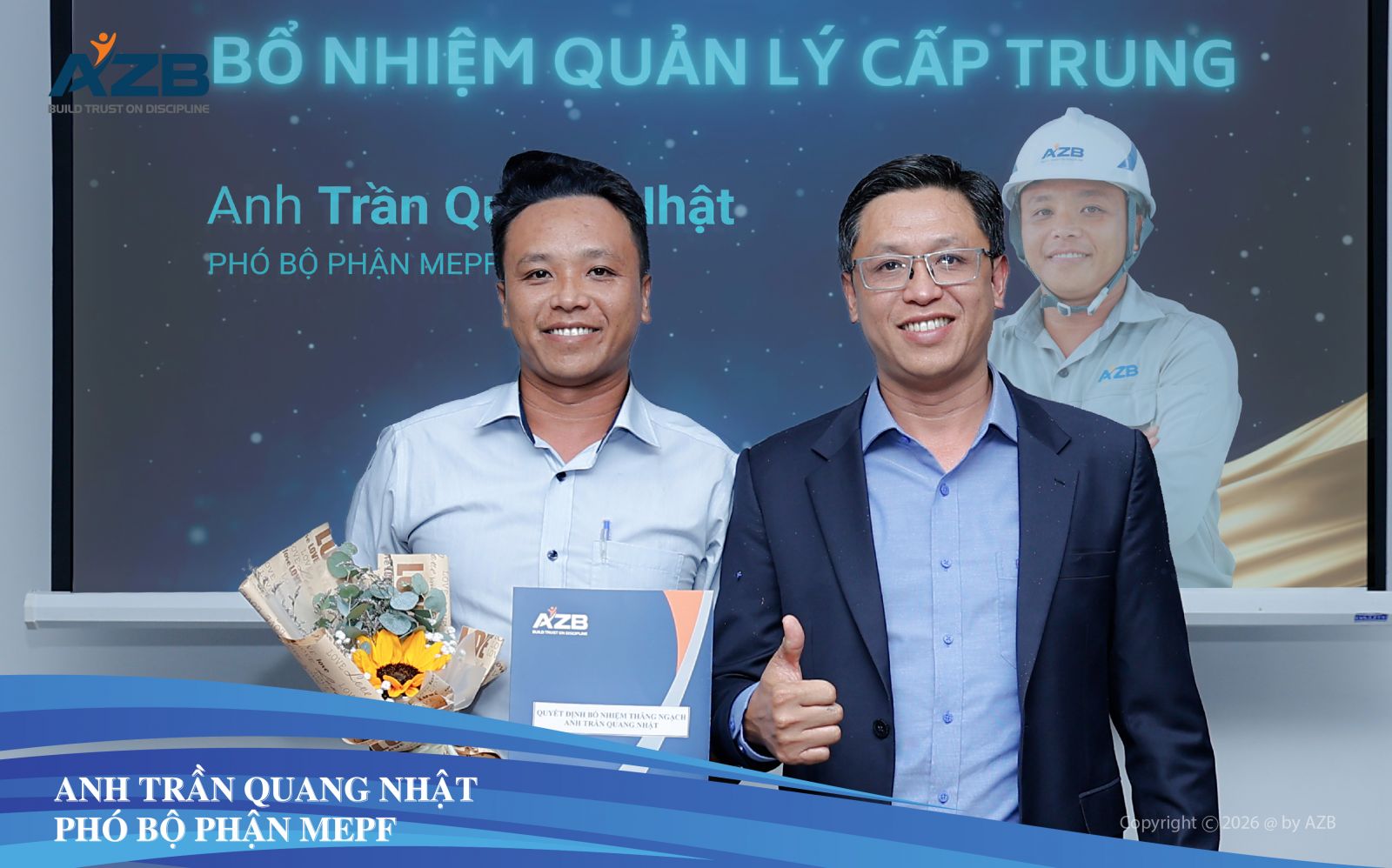 CHÚC MỪNG BỔ NHIỆM NHÂN SỰ AZB – GHI NHẬN NỖ LỰC, TRAO TRỌNG TRÁCH MỚI