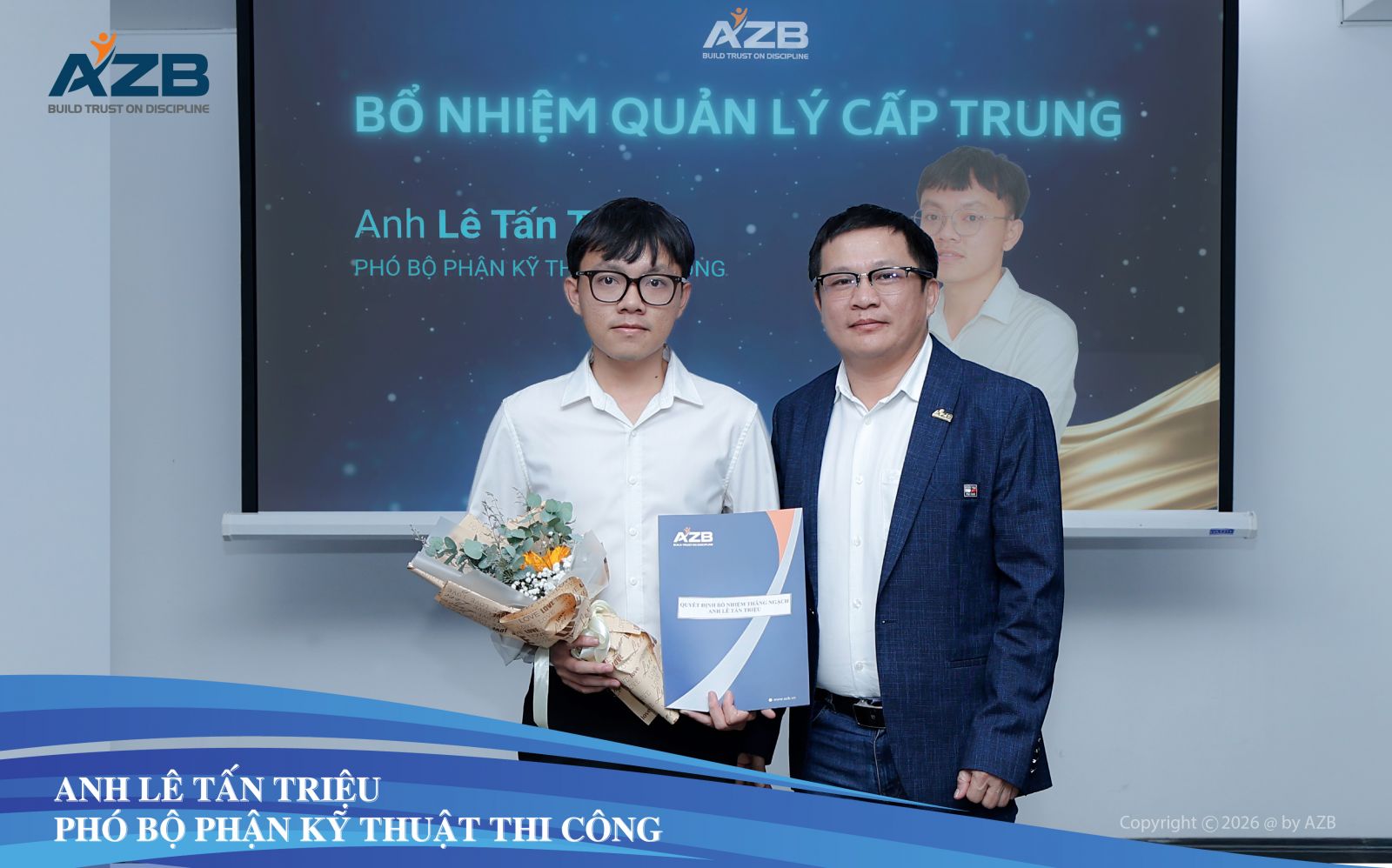 CHÚC MỪNG BỔ NHIỆM NHÂN SỰ AZB – GHI NHẬN NỖ LỰC, TRAO TRỌNG TRÁCH MỚI