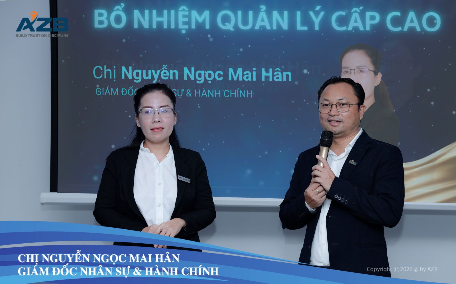CHÚC MỪNG BỔ NHIỆM NHÂN SỰ AZB – GHI NHẬN NỖ LỰC, TRAO TRỌNG TRÁCH MỚI
