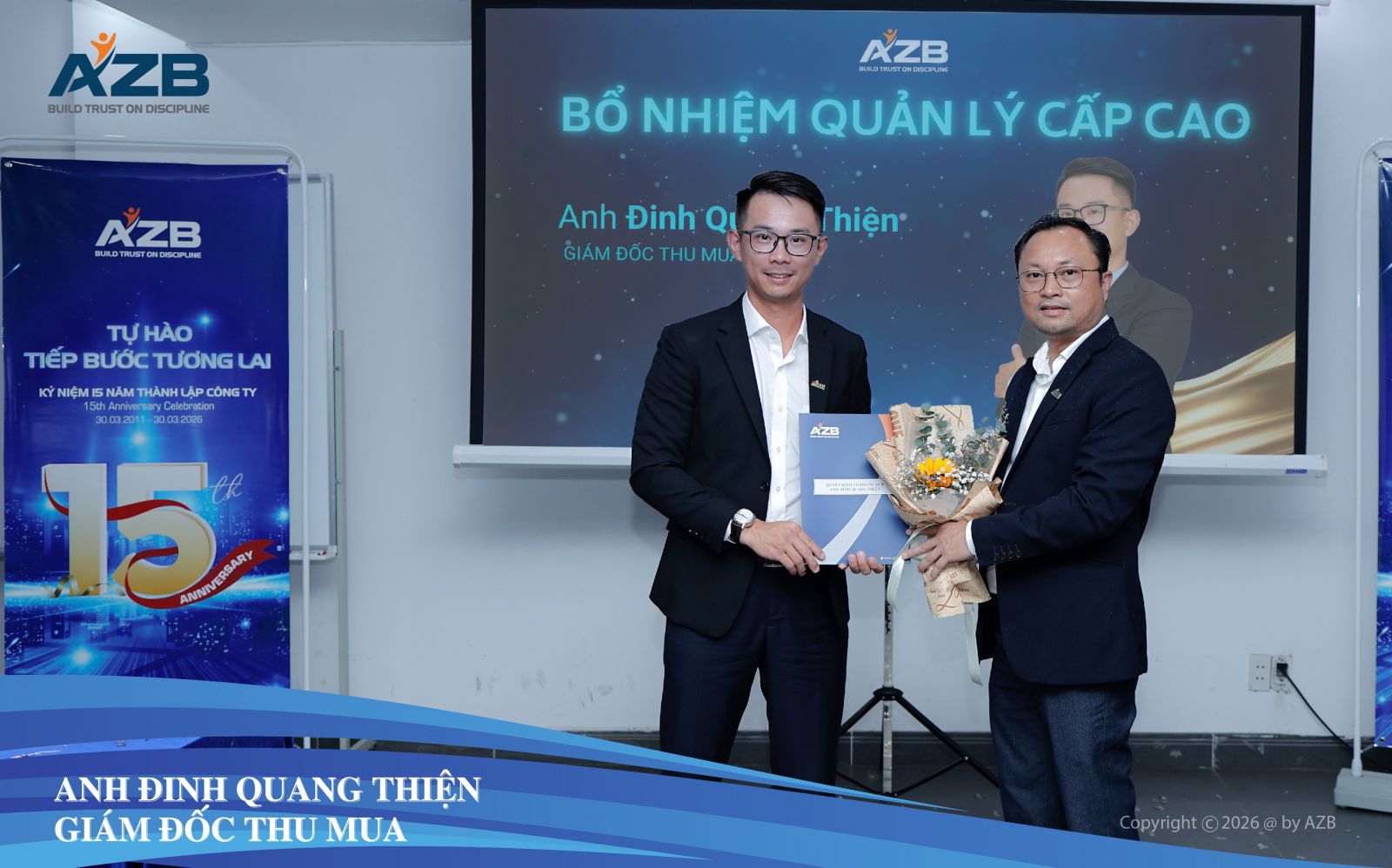 CHÚC MỪNG BỔ NHIỆM NHÂN SỰ AZB – GHI NHẬN NỖ LỰC, TRAO TRỌNG TRÁCH MỚI