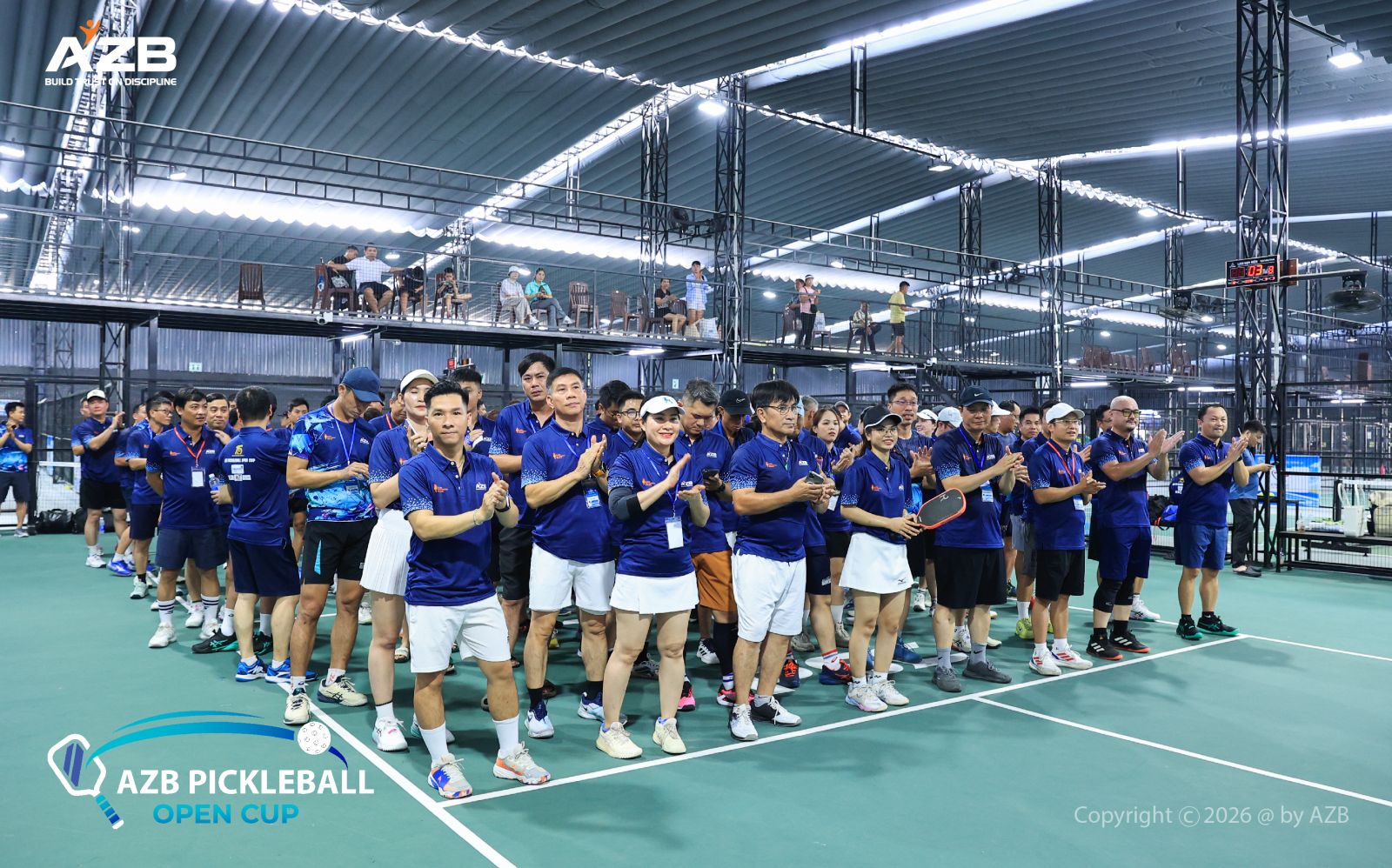 AZB PICKLEBALL OPEN CUP 2026: KHÉP LẠI SÂN ĐẤU BÙNG NỔ  VỚI HƠN 125 VĐV TRANH TÀI RỰC LỬA