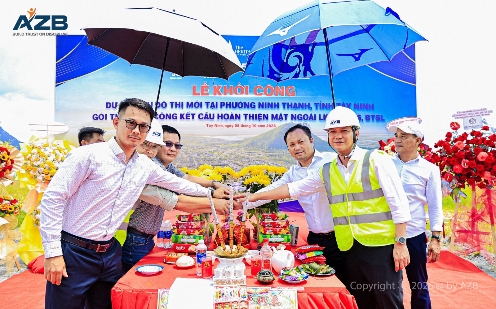 AZB KHỞI CÔNG DỰ ÁN KHU ĐÔ THỊ MỚI TẠI PHƯỜNG NINH THẠNH, TỈNH TÂY NINH 